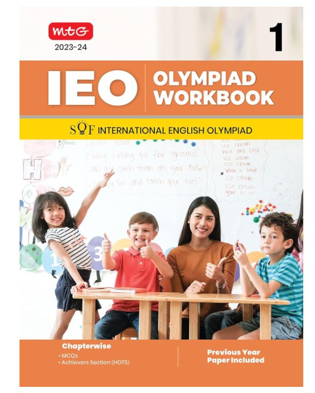 MTG International English Olympiad (IEO) Workbook for Class 1 - MCQs, Previous Years Solved Paper and Achievers Section - SOF Olympiad Preparation Books For 2023-2024 Exam
